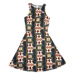 H&M Aztec Print A-line Dress